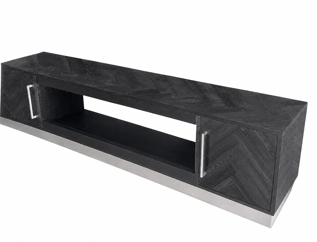 Blocci TV-meubel - Zwart, 200X40X50