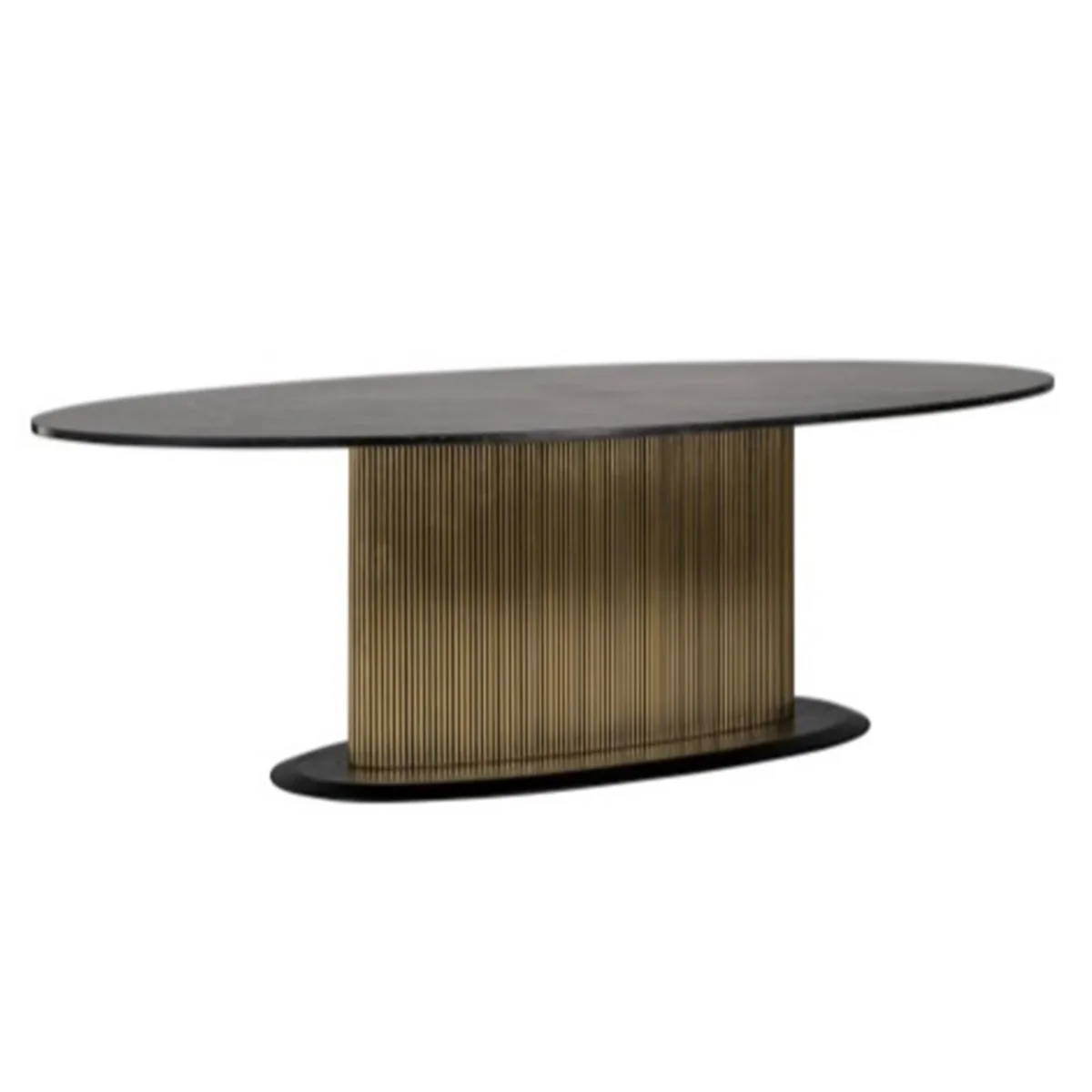 Allure Eettafel - Zwart, Marmer, 180X110X76