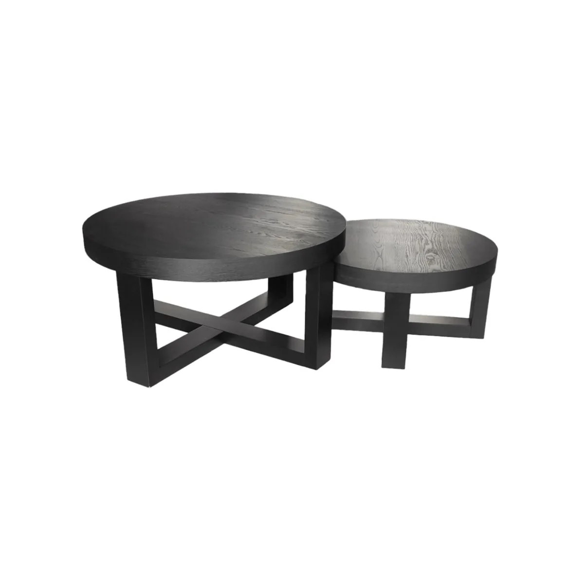 Galaxy Tafel - Zwart, Fineer, 90/68 Ø