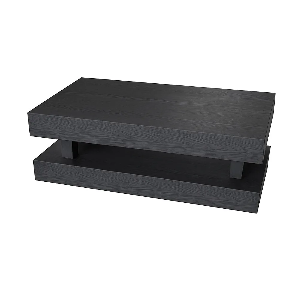 Toledo Tafel - Zwart, Fineer, 130X70