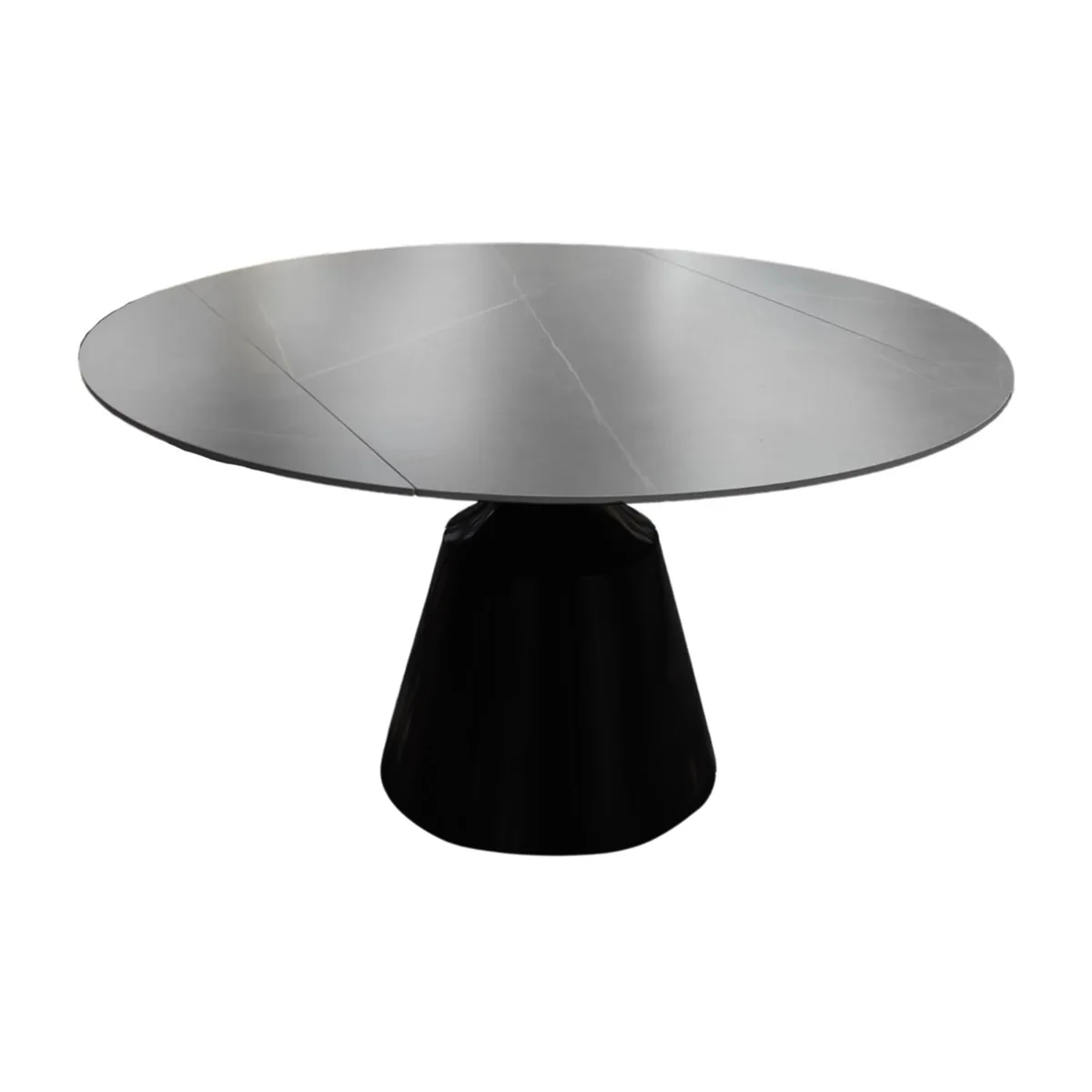Rotate Eettafel - Grijs, Sintered stone, 135/86X75