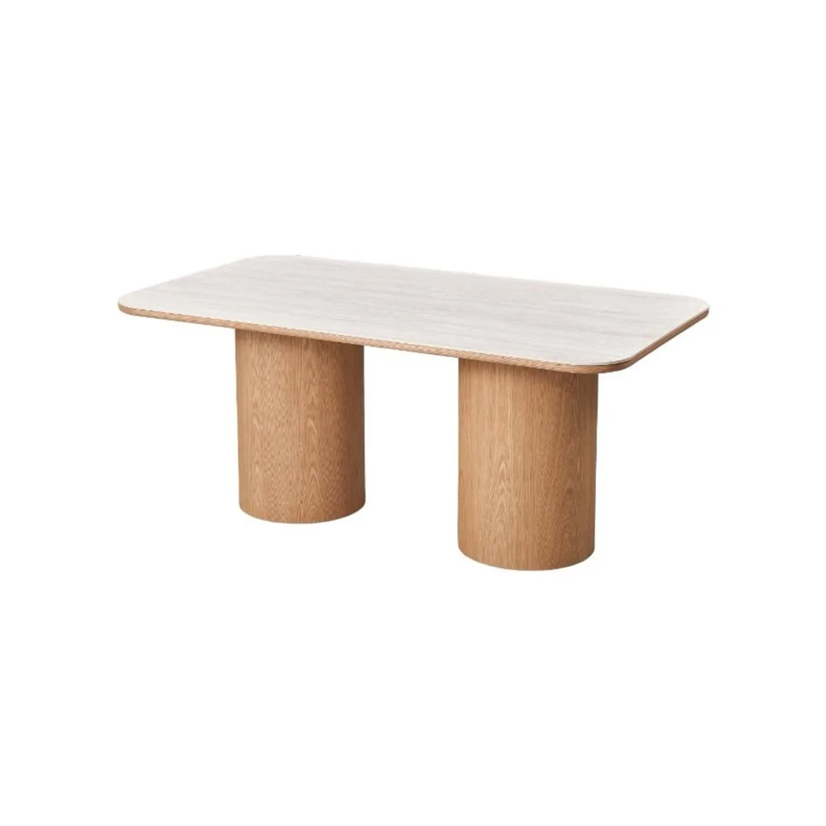 Nova Eettafel - Milky, Keramiek, 180X100X77