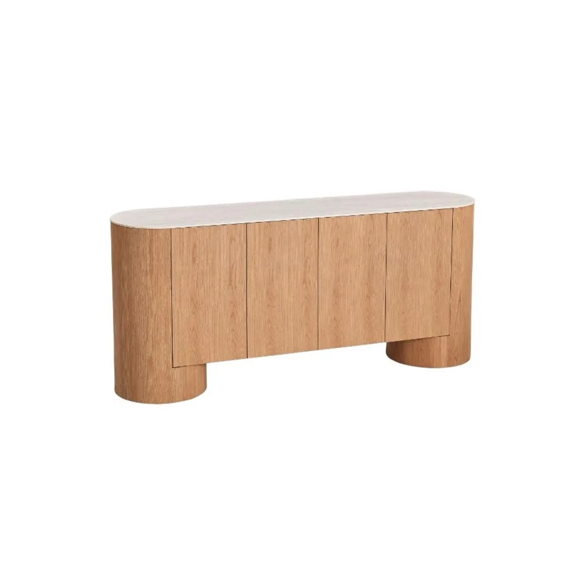 Nova Dressoir - Milky, Keramiek, 180X42X80