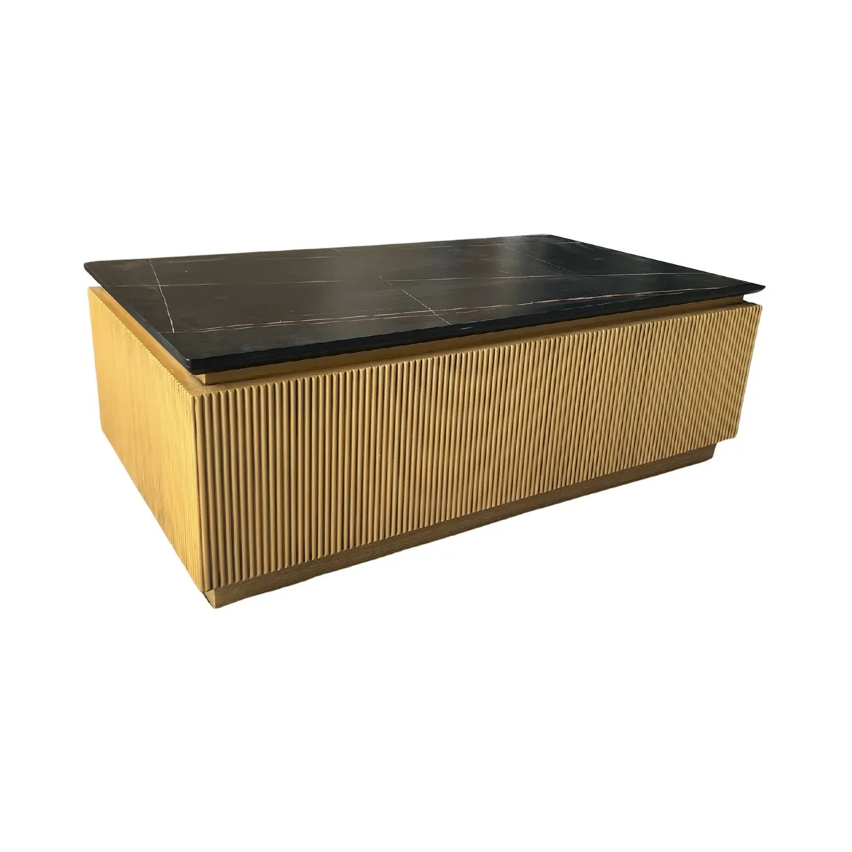 Loqum Salontafel - Zwart, Keramiek, 130X70