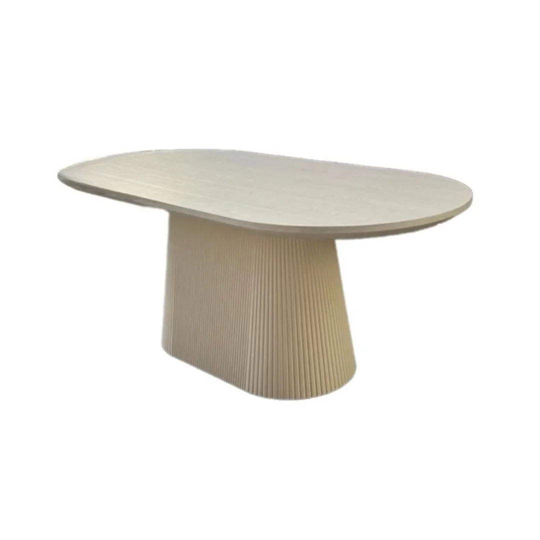 Kimberly Eettafel - Crème, Fineer, 200X90