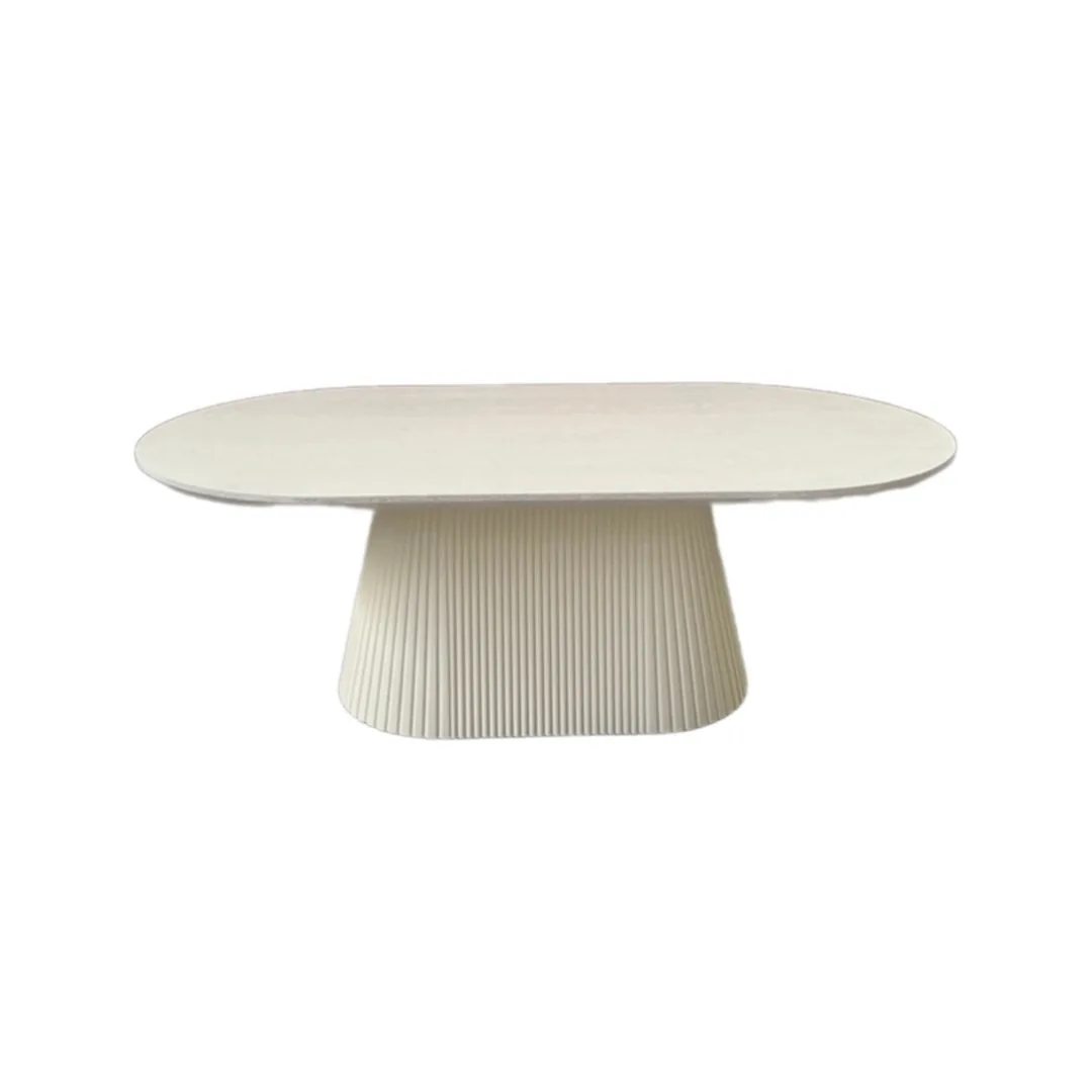 Kimberly Salontafel - Crème, Fineer, 130X70