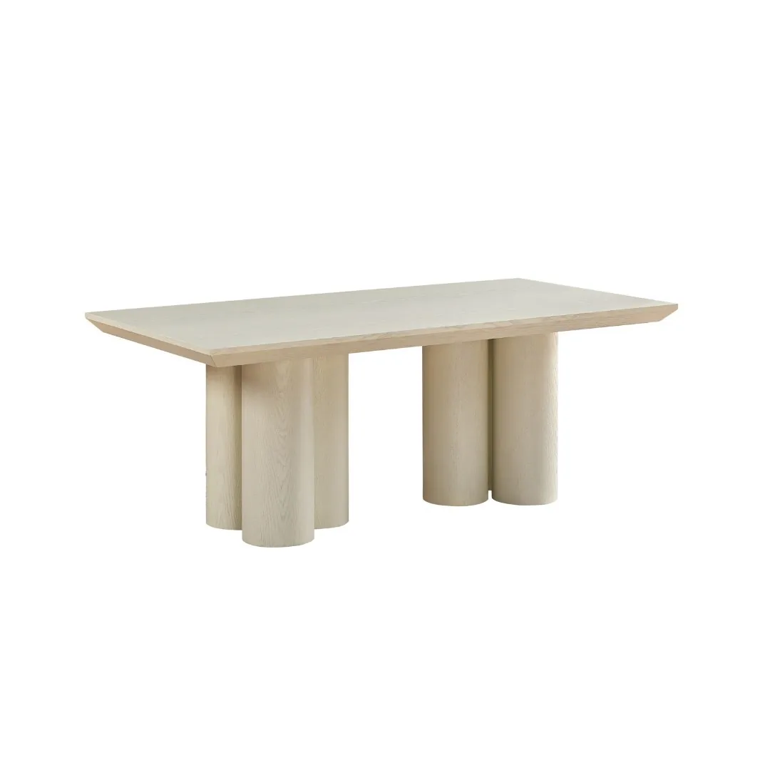Royal Eettafel - Crème, Fineer, 200X100X76