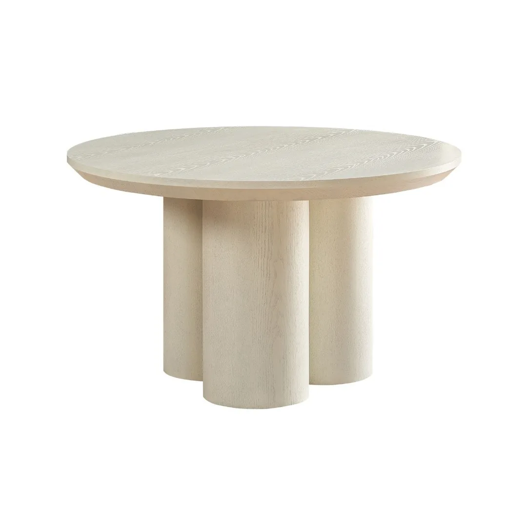 Royal Eettafel - Crème, Fineer, 130 Ø