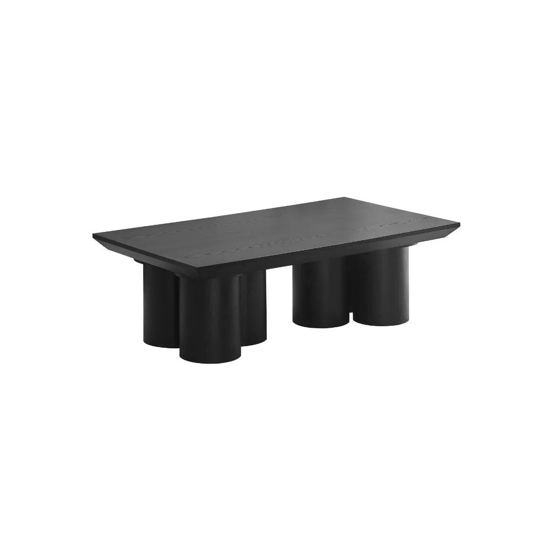 Royal Salontafel - Zwart, Fineer, 140X80X45