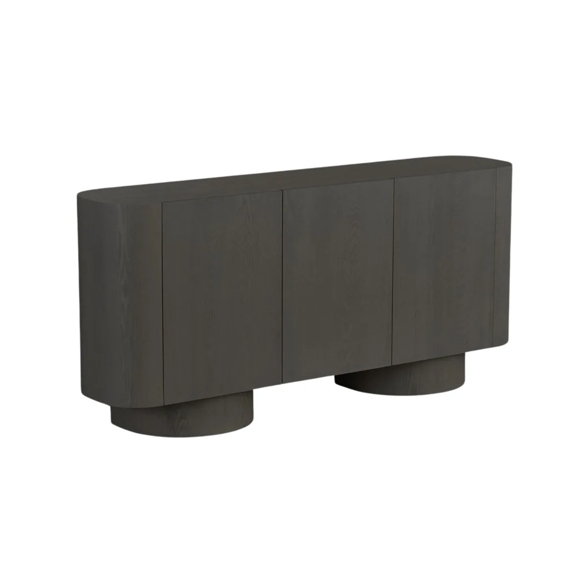 Royal Dressoir - Zwart, Fineer, 180X40X85