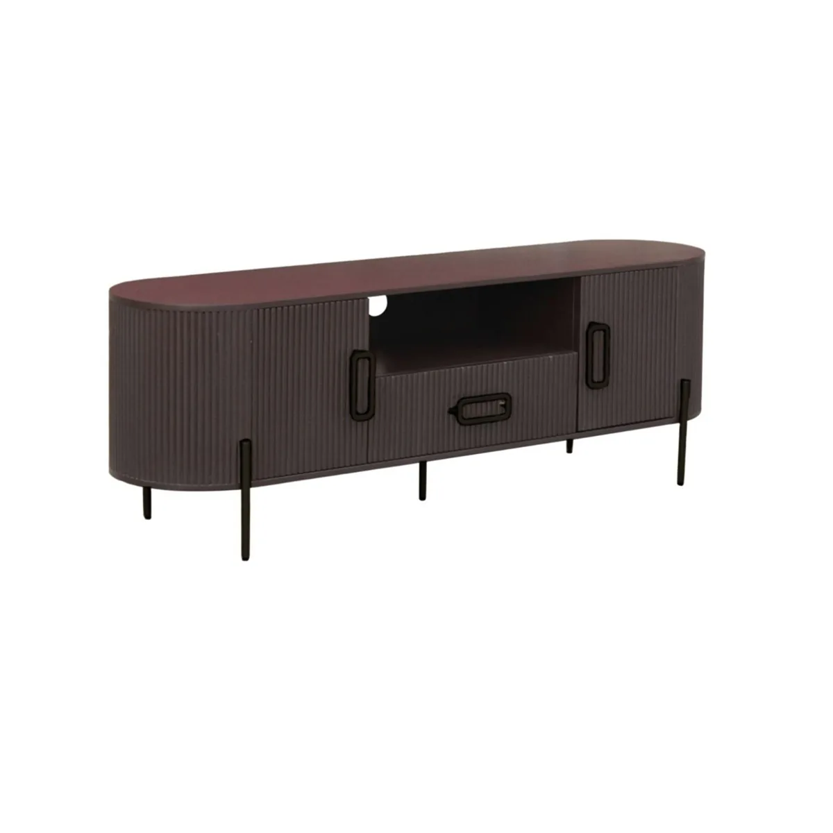 Eliza TV-meubel - Zwart, 160X40X55