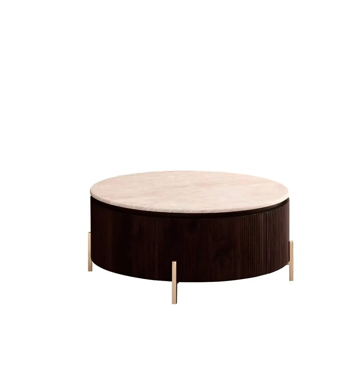 Foster Salontafel - Bruin, Flintstone, 100 Ø