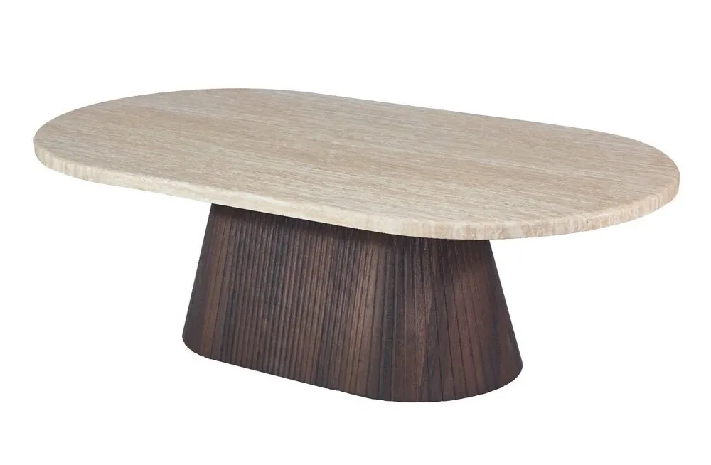 Kimberly Salontafel - Bruin, Flintstone, 130X70X45
