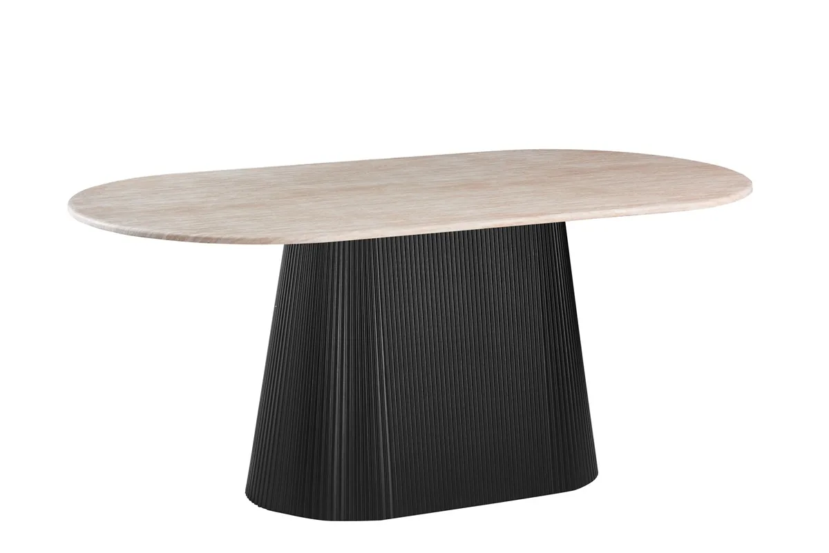 Kimberly Eettafel - Zwart, Flintstone, 180X90X75