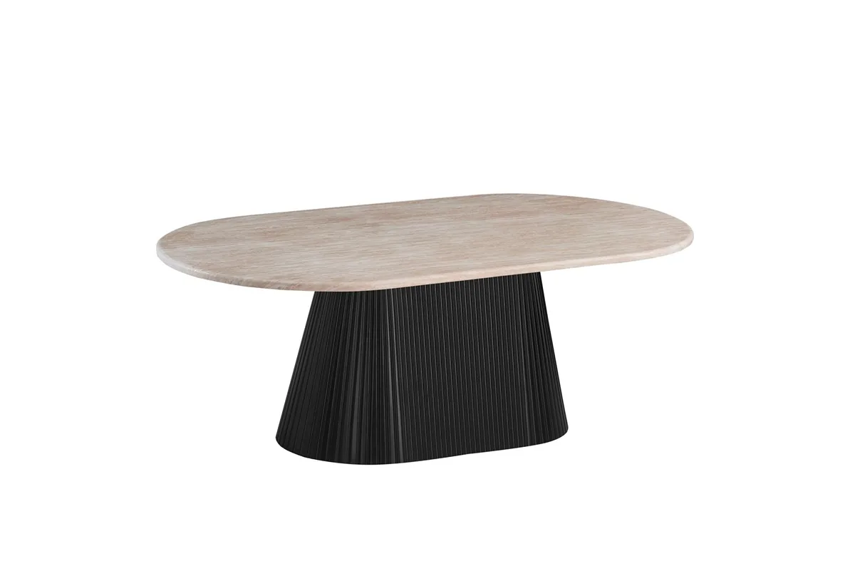 Kimberly Salontafel - Zwart, Flintstone, 130X70X45