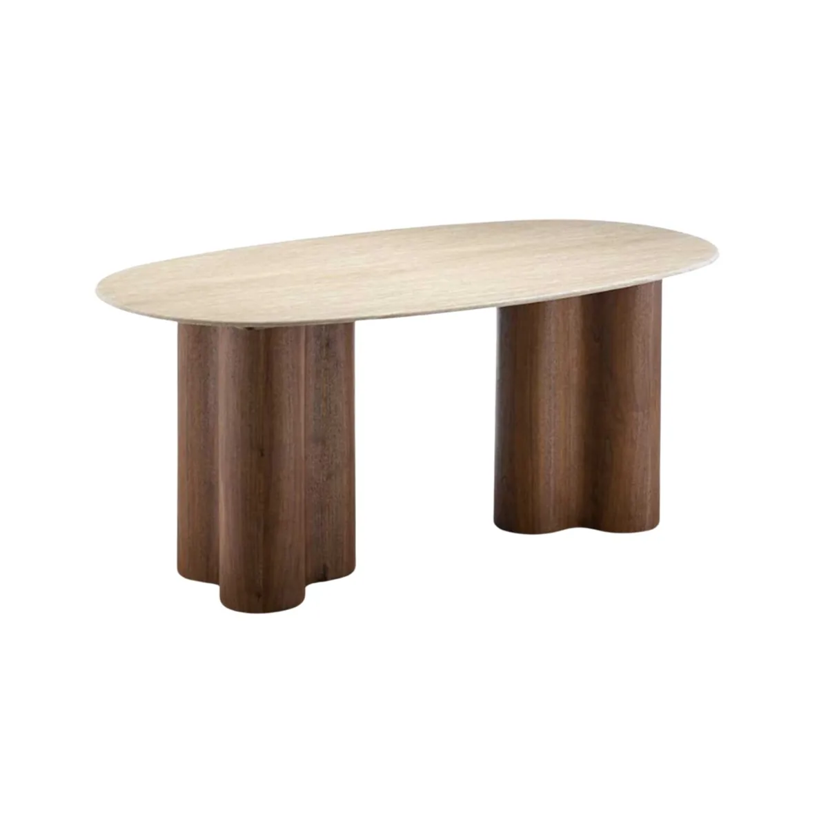 Oslo Eettafel - Bruin, Flintstone, 220X110X75