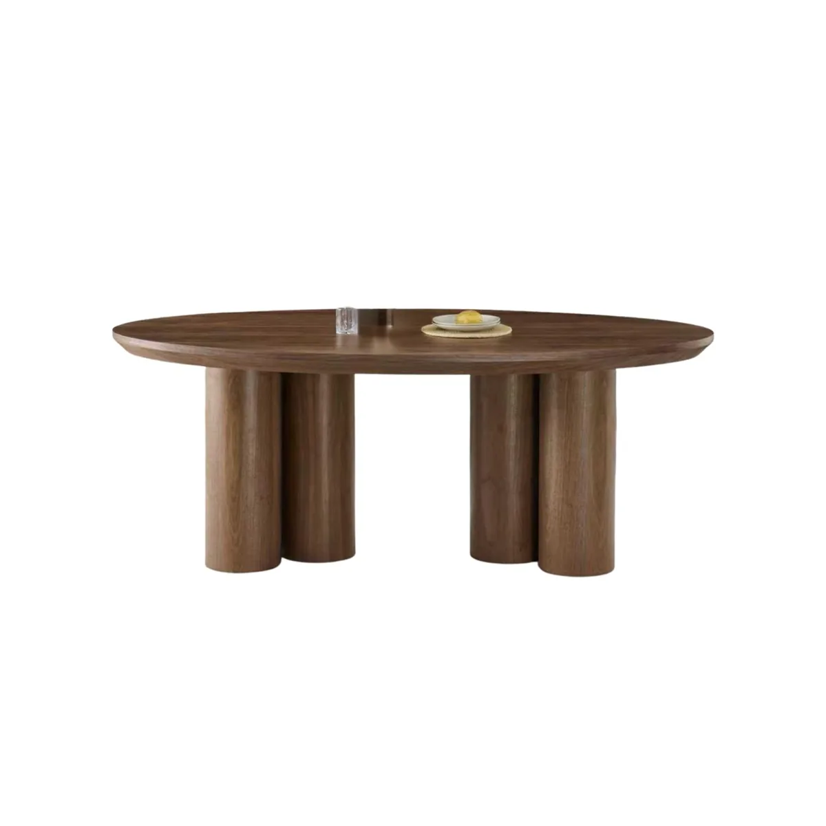 Royal Eettafel - Bruin, Fineer, 200X110X76