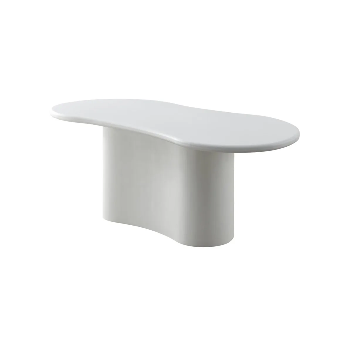 Organic Eettafel - Wit, Hout, 200X110