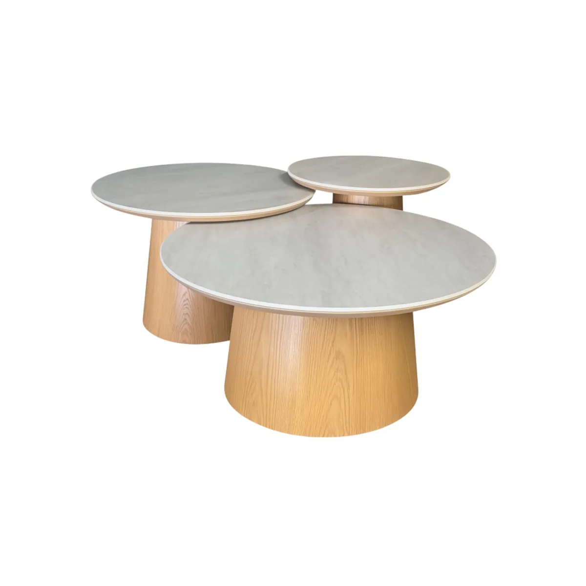 Nova Salontafel set - Milky, Keramiek