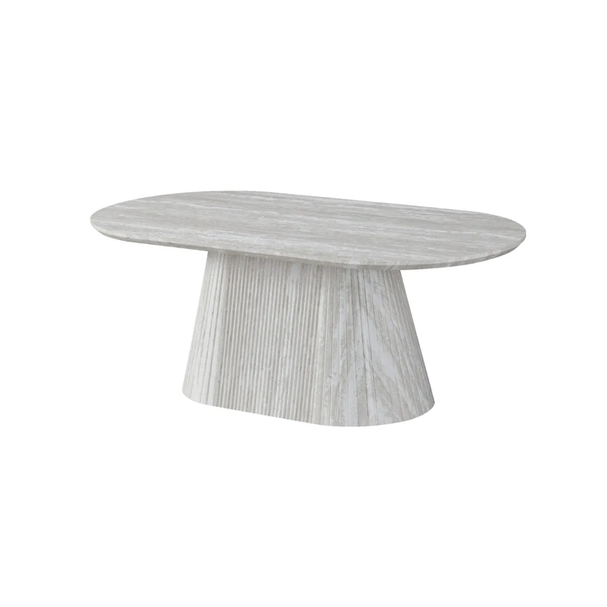 Avanos Salontafel - Lichtbeige, Fineer, 120X60X45
