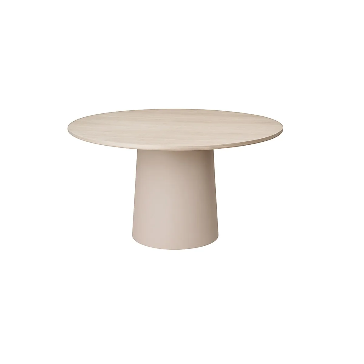Isabella Eettafel - Beige, 130 Ø