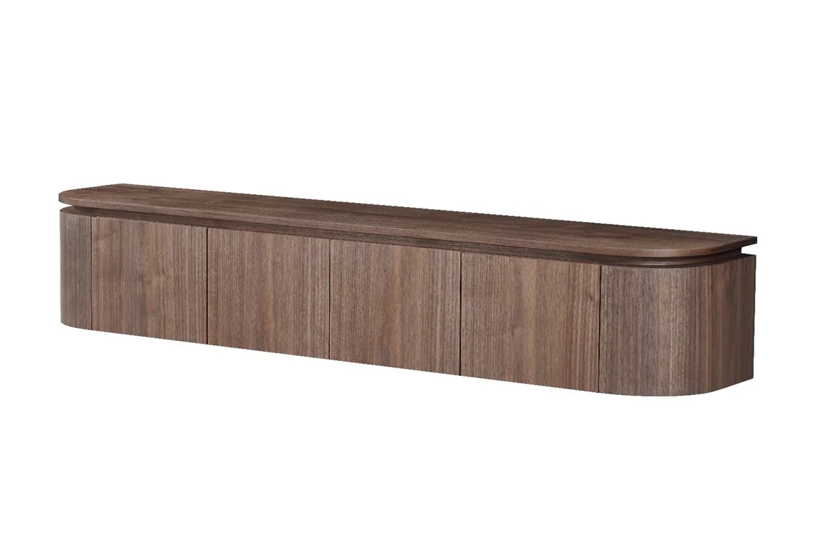 Royal Wandkast - Bruin, Fineer, 200X40X35